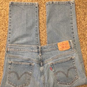 Levi’s 515 Nouveau Red Tab Denim Capris